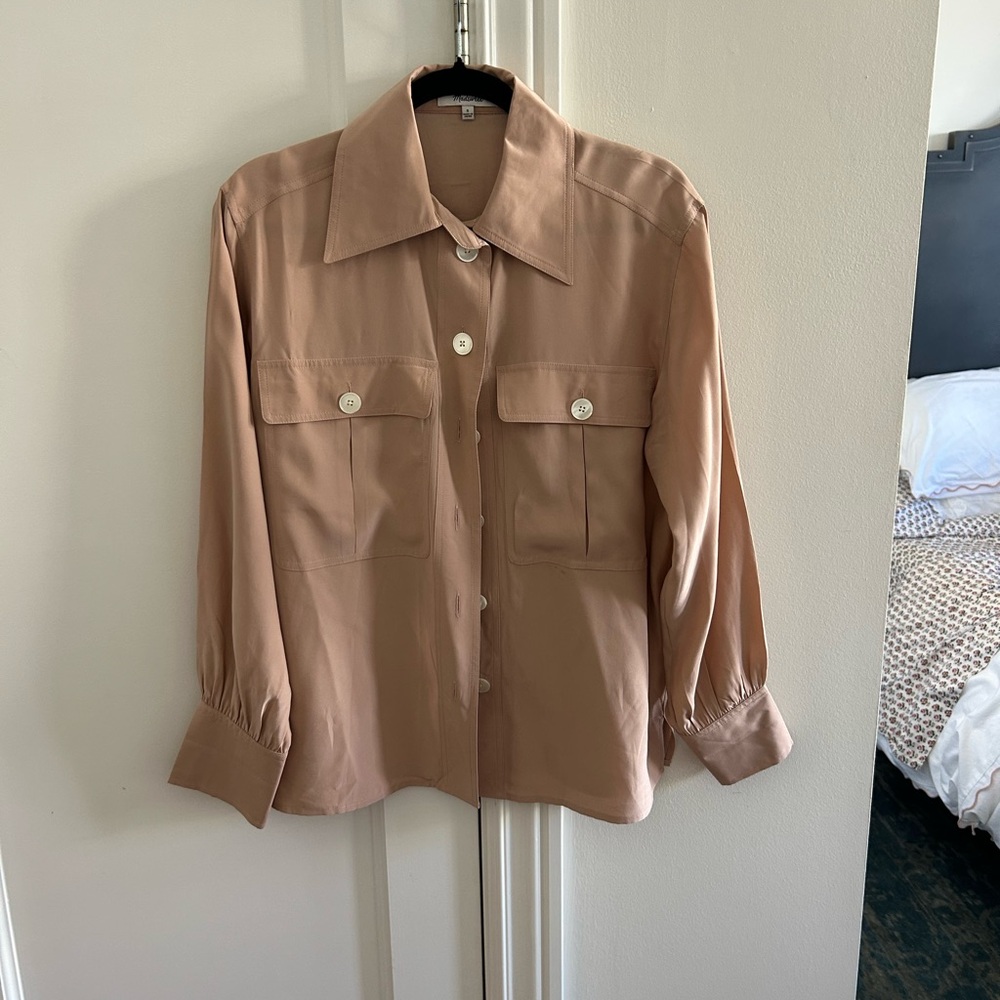 Madewell Blush Pink Collared Shirt